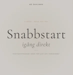 snabbstart content strategi Instagram företagare